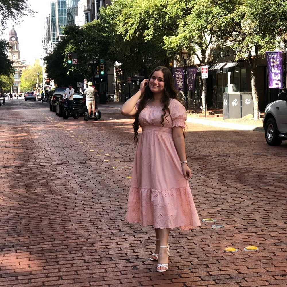 Pink dress
